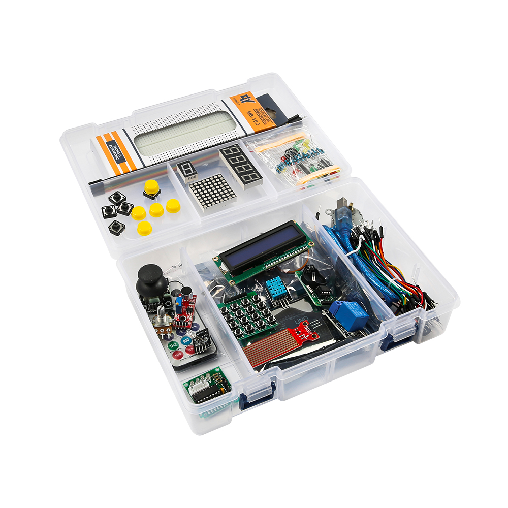 Набор Arduino Mega 2560 с логотипом в пластиковой коробке